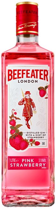 Beefeater London Pink gin 37,5% 1L, gin