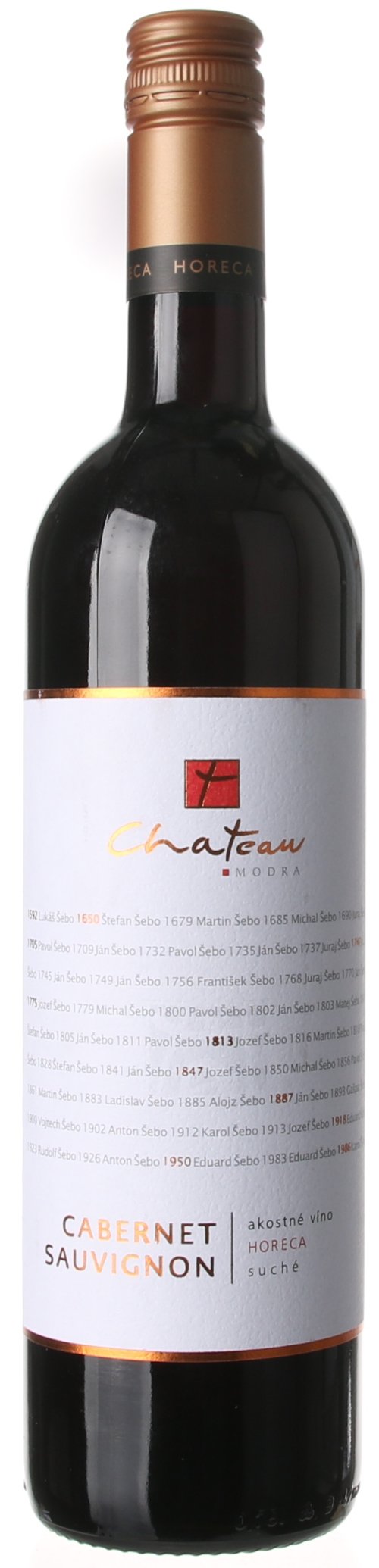 Château Modra Horeca Cabernet Sauvignon 0,75L, r2022, ak, cr, su, sc