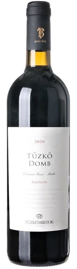 Tűzkő Birtok Domb Cabernet Franc - Merlot 0,75L, r2020, cr, su