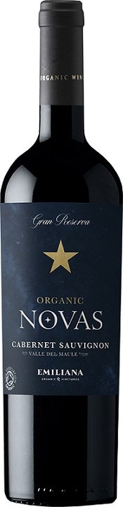 Emiliana Novas Cabernet Sauvignon, Gran Reserva, BIO 0,75L, r2022, cr, su