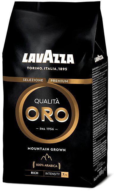 Lavazza Retail Qualita ORO Mountain Grown 100% Arabica, 1000g,zrn, ochr