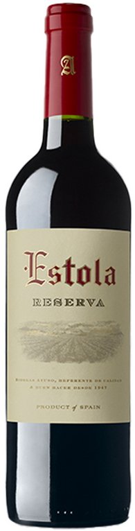 Bodegas Ayuso Estola Reserva 0,75L, DO, r2019, cr, su