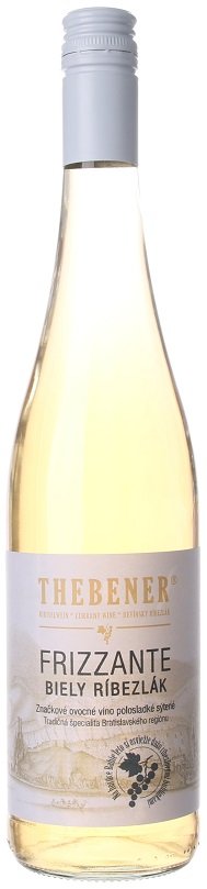 THEBENER Frizzante Biely ribezlák 0,75L, sytper, bl, plsl, sc