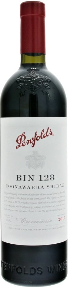 Penfolds BIN 128 Coonawarra Shiraz 0,75L, r2017, cr, su