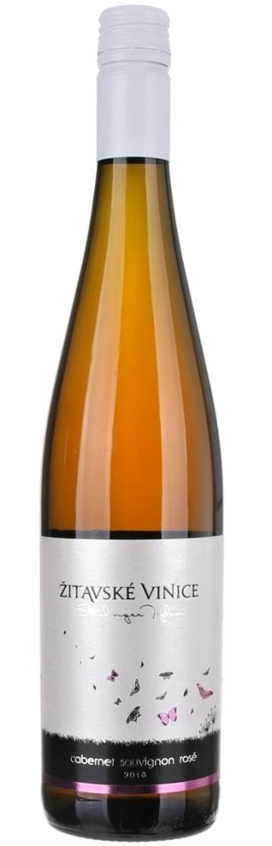 Žitavské vinice Cabernet Sauvignon Rosé 0,75L, r2018, ak, ruz, su, sc
