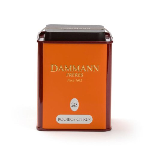 Dammann Fréres Rooibos Citrus N°243 100 g, rooibos čaj, ochutený  6396,cervcaj, plech