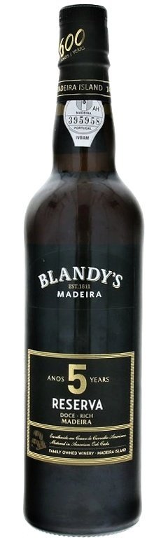 Blandy's Madeira Reserva 5 Y.O. Doce Rich 0,5L, fortvin, bl, sl