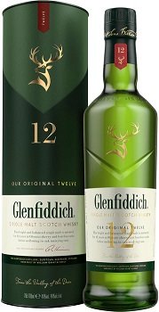 Glenfiddich Scotch 12YO whisky 40% 0,7L, whisky, DB