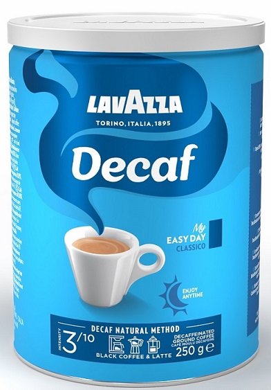 Lavazza Retail Decaffeinato, 250g,ml, plech