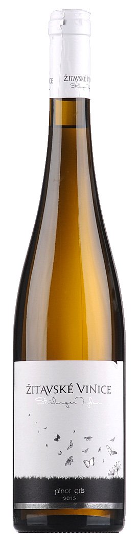 Žitavské vinice Pinot Gris 0,75L, r2015, ak, bl, su