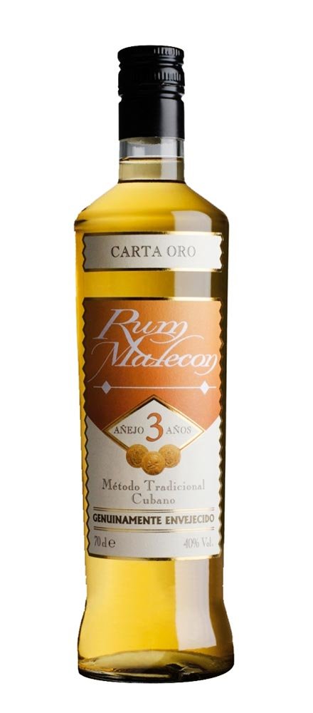 Malecon Carta Oro 3YO 40% 1L, rum