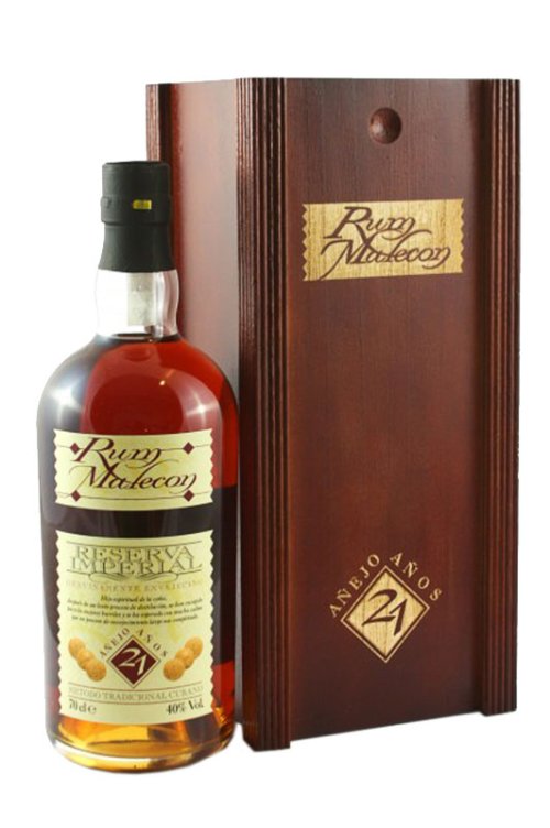 Malecon Reserva Imperial 21YO 40% v drevenom boxe 0,7L, rum, DB