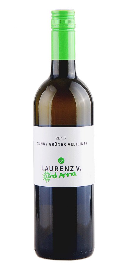 Laurenz V. Sunny Grüner Veltliner 0,75L, r2015, bl, su