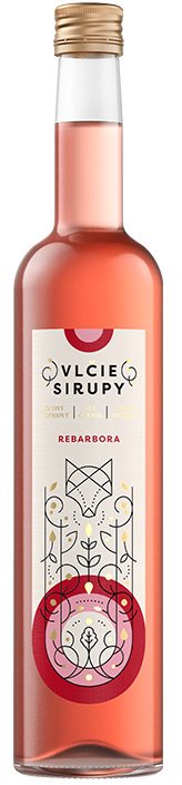 mMMm - Vlčie sirupy Rebarborový 1L, sirup