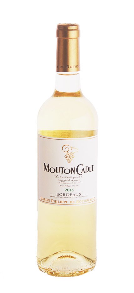 Rothschild Mouton Cadet Blanc 0,75L, AOC, r2015, bl, su