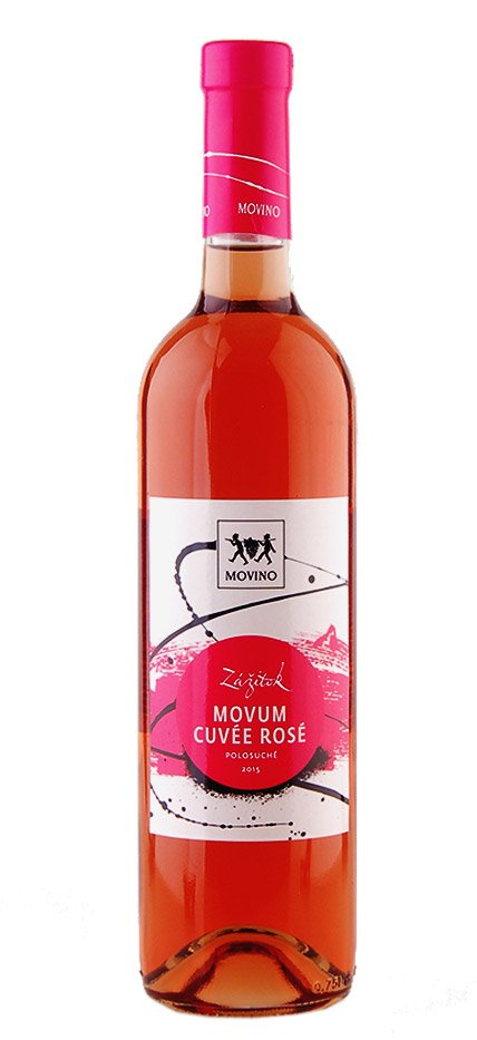 Movino Collection Zážitok MOVUM Cuveé rosé 0,75L, r2015, vin, ruz, plsu