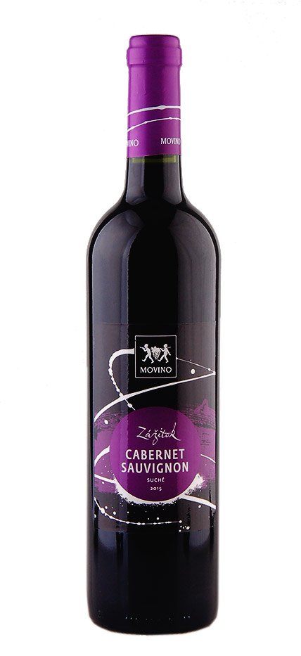 Movino Collection Zážitok Cabernet Sauvignon 0,75L, r2015, vin, cr, su