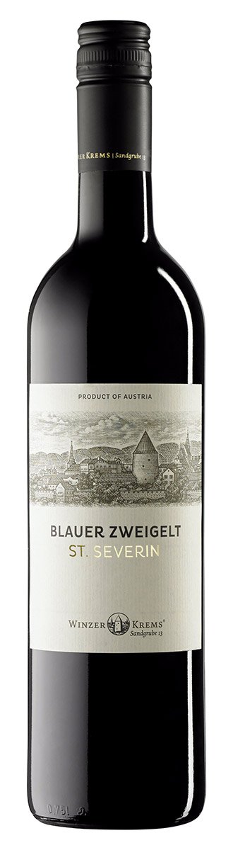 Winzer Krems Blauer Zweigelt St.Severin 0,75L, r2015, cr, su