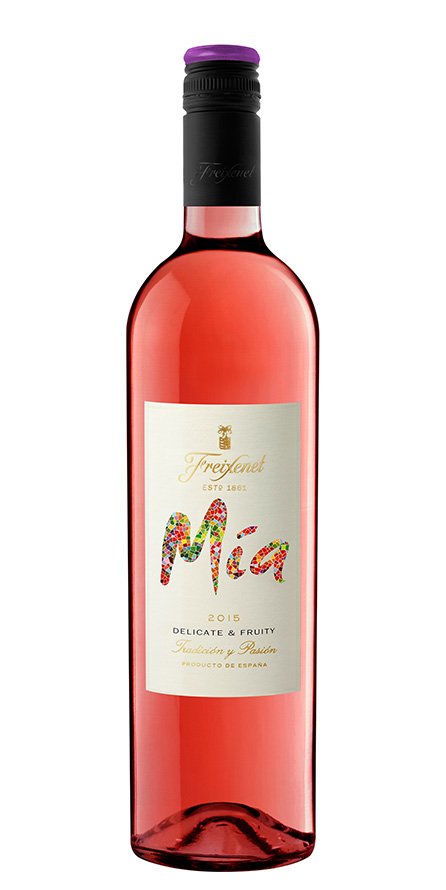 Freixenet Mia Rosado 0,75L, VdlT, r2015, ruz, plsl