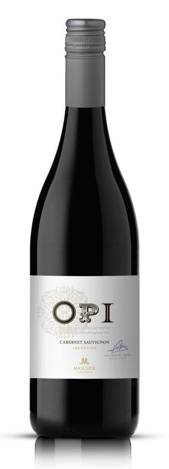 Mascota Vineyards OPI Cabernet Sauvignon 0,75L, r2015, cr, su