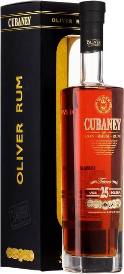Cubaney Tesoro 25 Solera 38% 0,7L, rum, DB