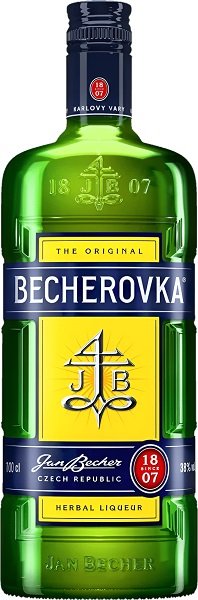 Becherovka Original bylinný likér 38% 1L, liker