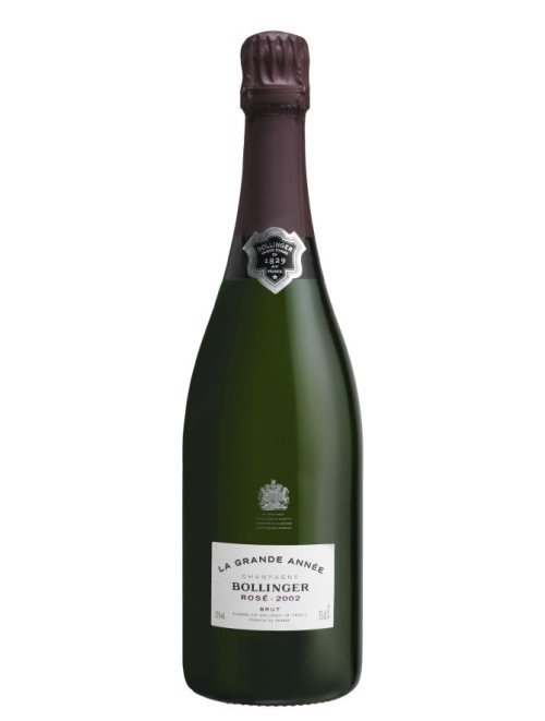 Champagne Bollinger La Grande Année Rosé Brut 0,75L, AOC, r2002, sam, ruz, brut