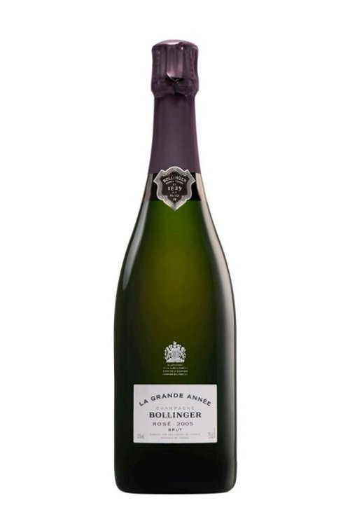 Champagne Bollinger La Grande Année Rosé Brut 0,75L, AOC, r2005, sam, ruz, brut