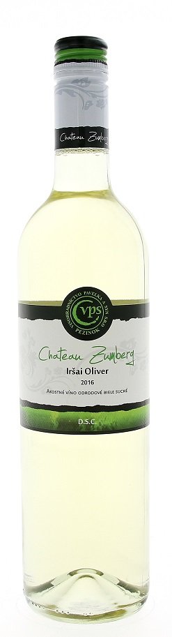 Pavelka Château Zumberg Iršai Oliver 0,75L, r2016, ak, bl, su