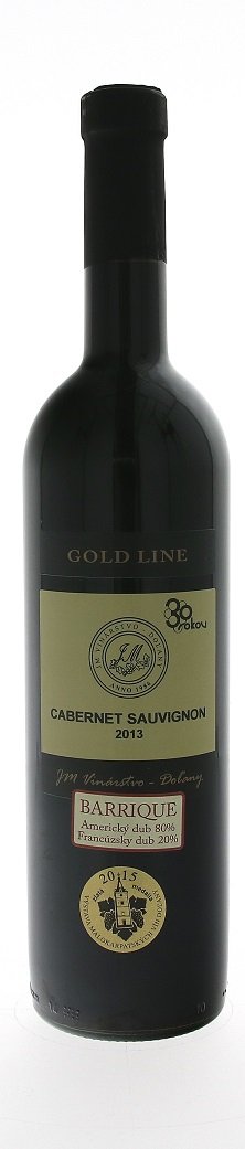 J.M.Doľany Gold Line Cabernet Sauvignon 0,75L, r2013, ak, cr, su