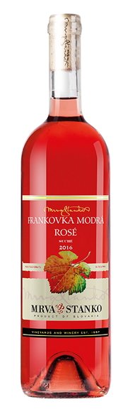Mrva & Stanko Frankovka modrá Rosé, Vinodol 0,75L, r2016, ak, ruz, su