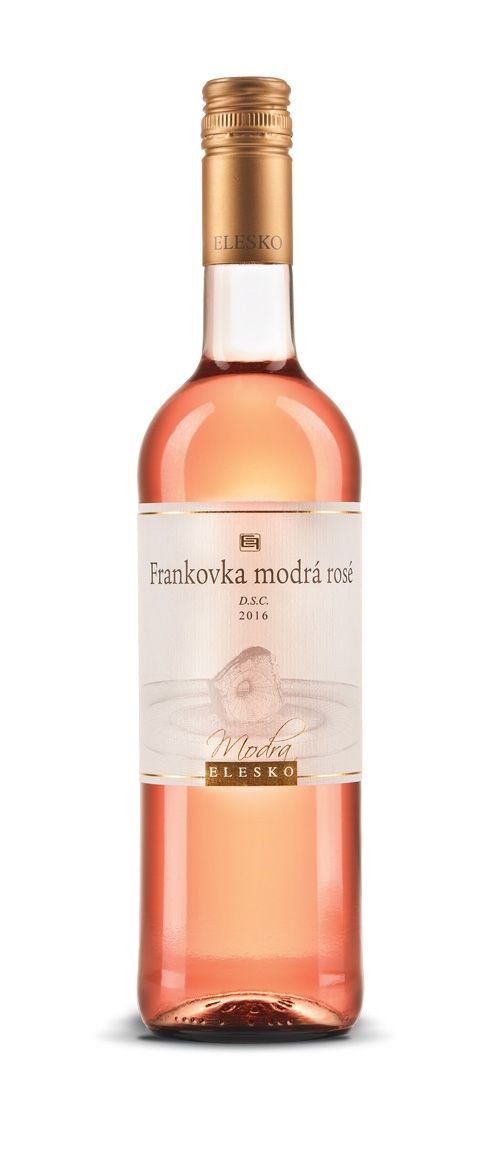 Elesko Frankovka modrá Rosé 2 0,75L, r2016, ak, ruz, plsl