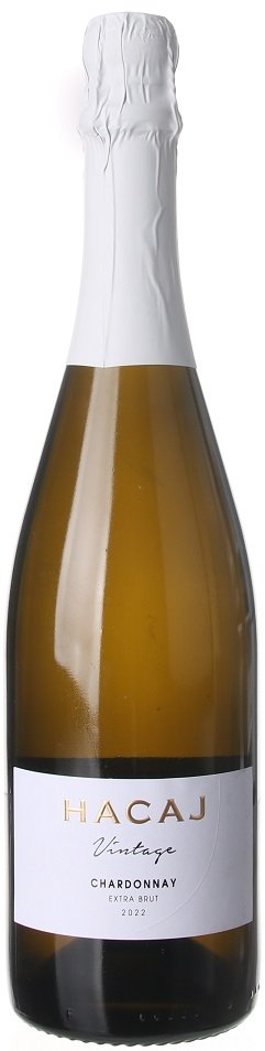 Hacaj Chardonnay Extra Brut 0,75L, r2022, pestskt, bl, exbr
