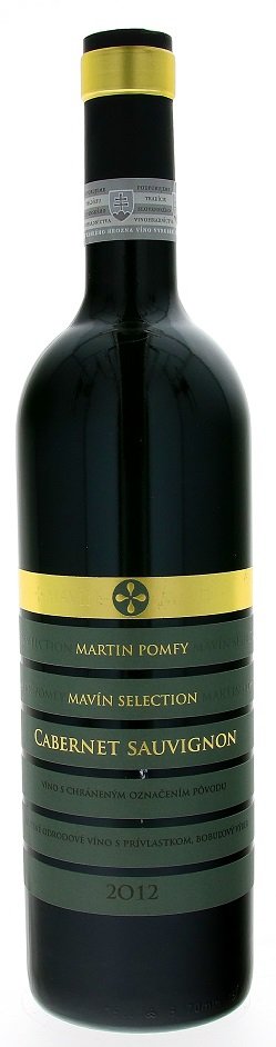 Mavín Selection Cabernet Sauvignon 0,75L, r2012, bv, cr, su