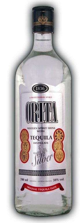 Orita Silver Tequila 38% 0,7L, tequila