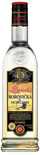 Spišská Originál Spišská borovička s horcom KOSHER 40,0% 0,7L, ovdest