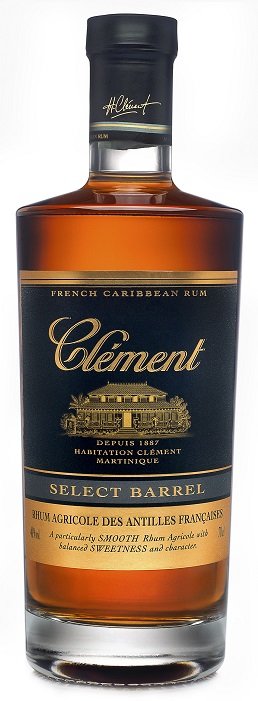 Clément Select Barrel 40% 0,7L, rum