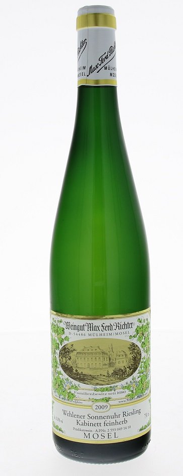 Max Ferdinand Richter Riesling Wehlener Sonnenuhr Kabinett feinherb 0,75L, r2009, bl, plsl