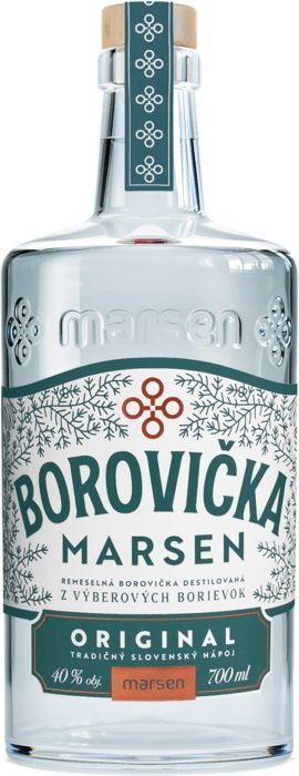 Marsen Borovička 40% 0,7L, destin