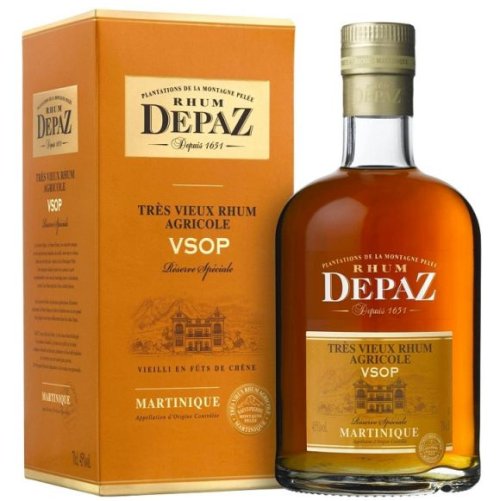 Depaz rhum Martinique VSOP 45% 0,7L, rum, DB