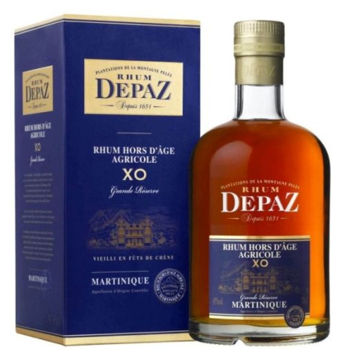 Depaz rhum Martinique XO 45% 0,7L, rum, DB