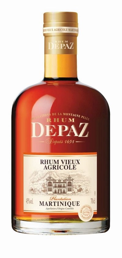 Depaz rhum Martinique Vieux plantation 45% 0,7L, rum