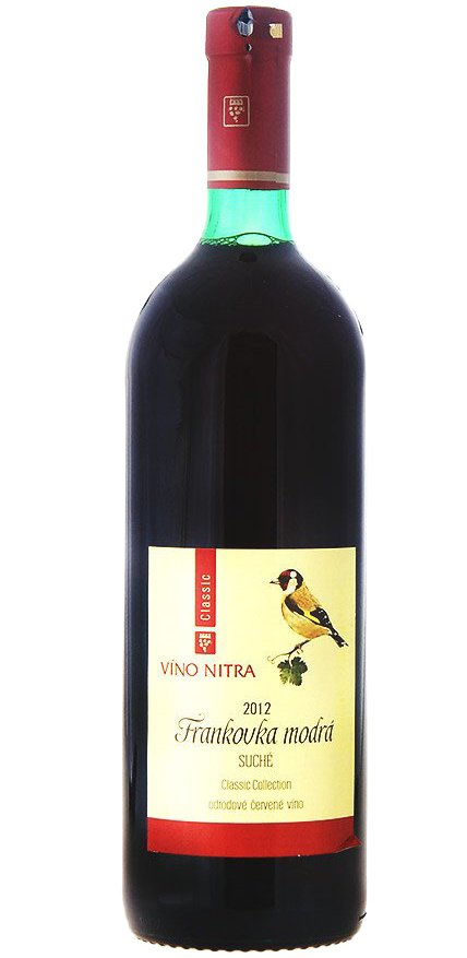Víno Nitra Frankovka modrá 1L, cr, su
