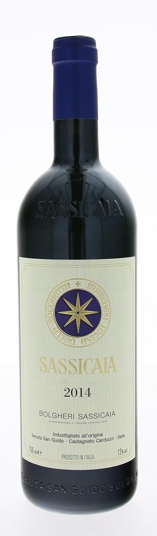 Tenuta San Guido Bolgheri Sassicaia 0,75L, DOC, r2014, cr, su