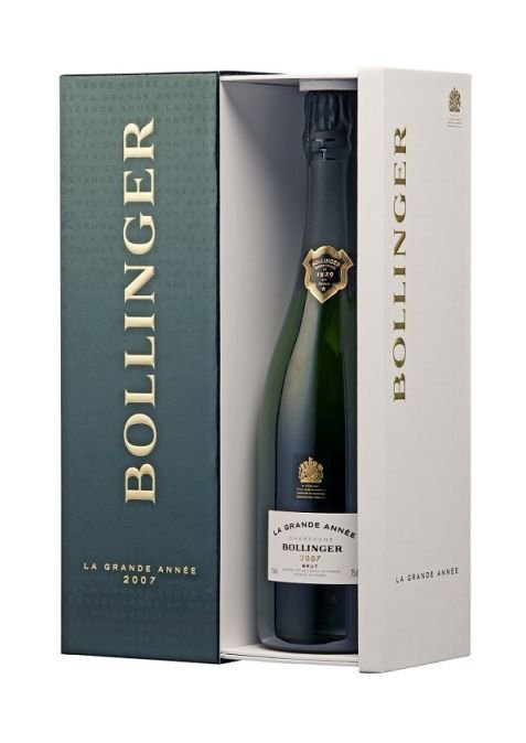 Champagne Bollinger La Grande Année Brut 0,75L, AOC, r2007, sam, bl, su, DB