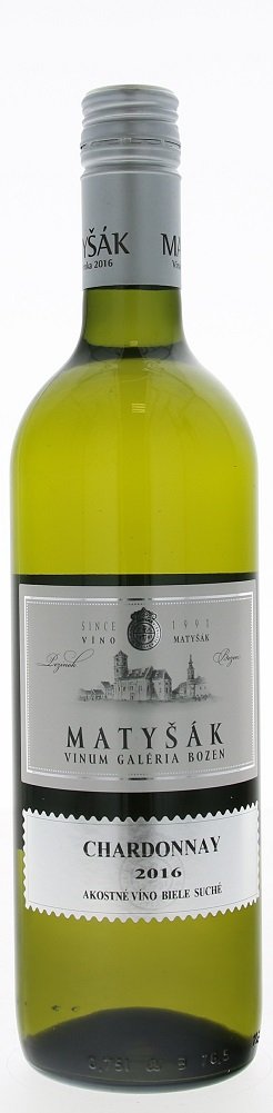 Matyšák Vinum Galéria Bozen Chardonnay 0,75L, r2016, ak, bl, su