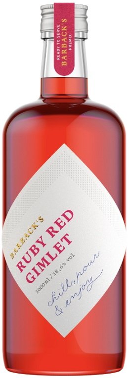 BARBACK’S Ruby Red Gimlet 18,6 % 1L, miesalknapoj