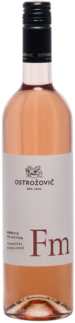 Ostrožovič Abbrevio Collection Frankovka modrá Rosé 0,75L, r2016, ak, ruz, plsu, sc