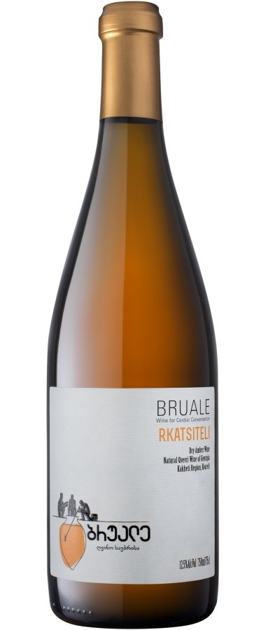 Bruale Rkatsiteli, Qvevri 0,75L, r2017, bl, su