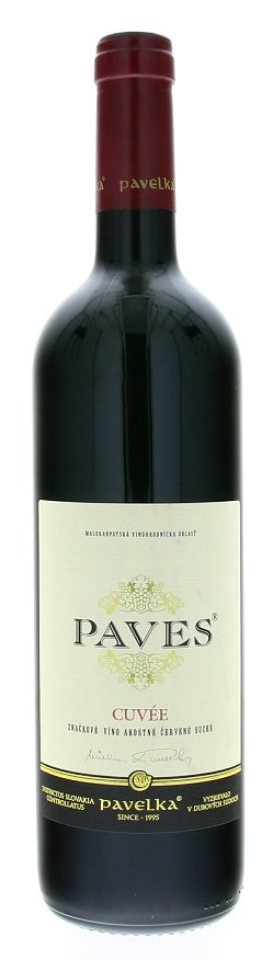 Pavelka Paves, barrique cuvée 0,75L, r2015, ak, cr, su